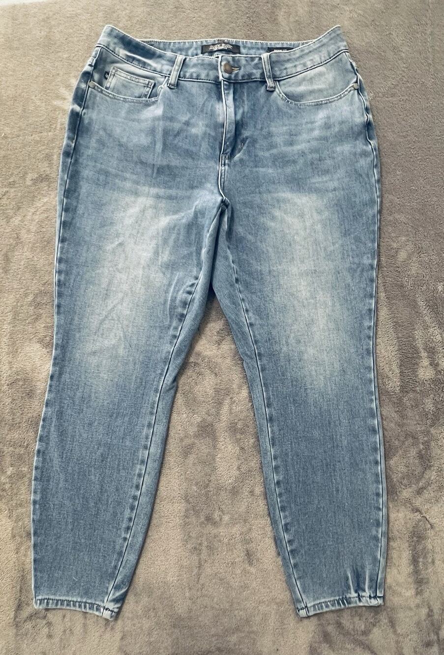 Judy Blue thermaDENIM Skinny Jeans Size 18W Medium Wash JB88206 Mid Rise